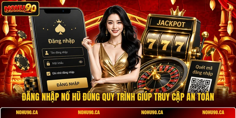 Đăng nhập Nổ Hũ đúng quy trình giúp truy cập an toàn